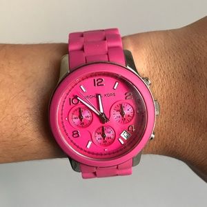 Michael Kors Mercer Chronograph Pink Watch